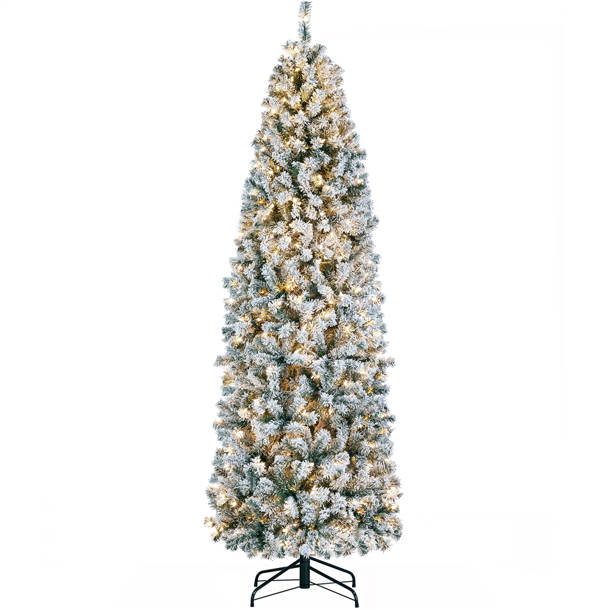 The Holiday Aisle® Green Most Realistic Spruce Flocked/Frosted